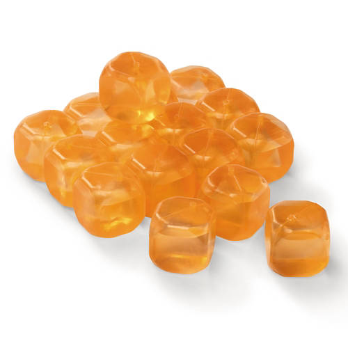Vue de face 1, Assortiment fraîcheur, glaçons réutilisables, orange