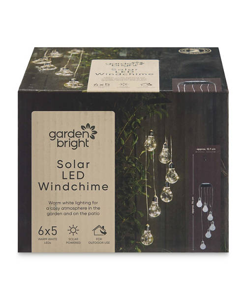 Front shot 2, Solar LED Wind Chime