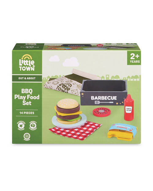 Front shot 2, Wooden BBQ Play Food Sets