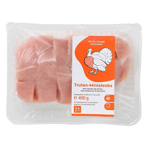 Vista frontale 2, Mini steak di tacchino