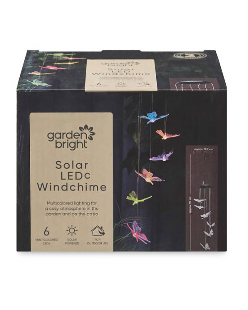 Front shot 2, Solar LED Wind Chime