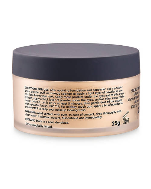 Back shot 1, Faultless Finish Setting Powder