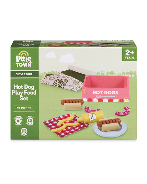 Front shot 2, Wooden BBQ Play Food Sets