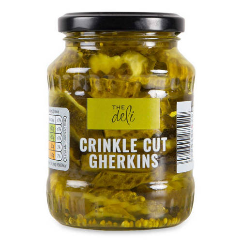 Crinkle Cut Cornichon Gherkins