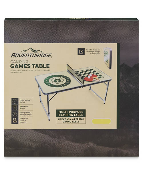 Front shot 2, Camping Games Table