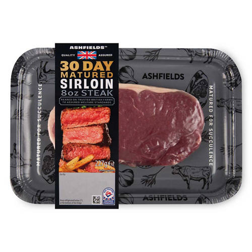 100% British Sirloin Steak 30 Day Matured