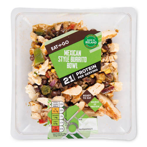 High Protein Mexican Burrito Salads