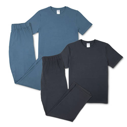 Gruppe 1, Herren-Modal Pyjama, Hellblau, L