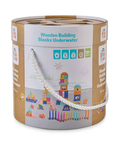 Front shot 2, Wooden Building Blocks