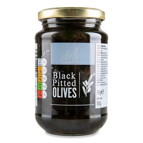 Pitted Black Hojiblanca Olives