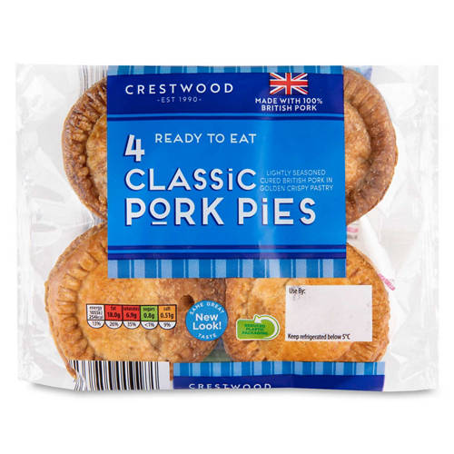 Classic Pork Pies 4 Pack
