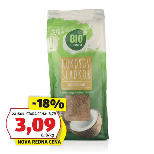 bio kokosov sladkor