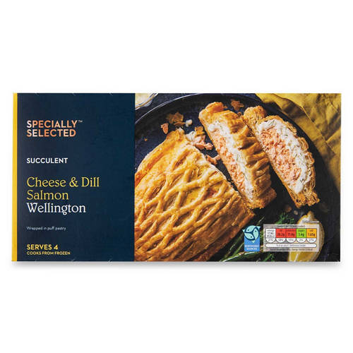 Cheese & Dill Salmon Wellington