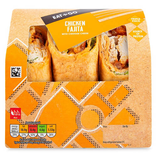 Chicken Fajita Triple Wraps