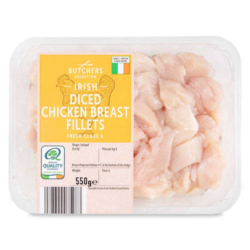 Diced Chicken Pieces 550g