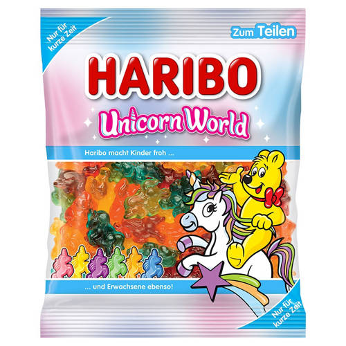 Vorderansicht 1, Haribo Party Time 160-175 g, Unicorn World 175 g