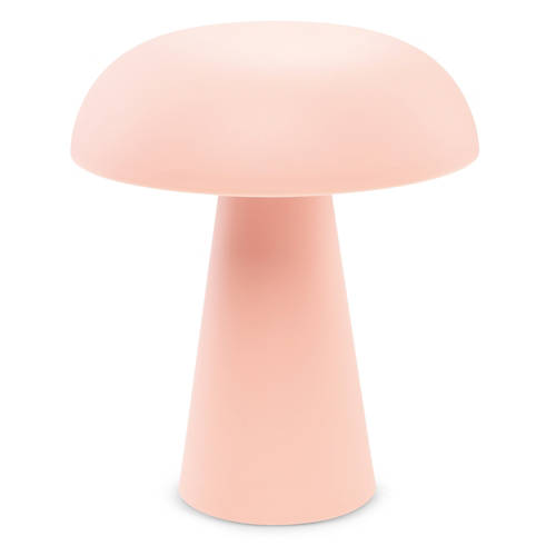 Details 1, Outdoor Pilz Tischleuchte, Violett