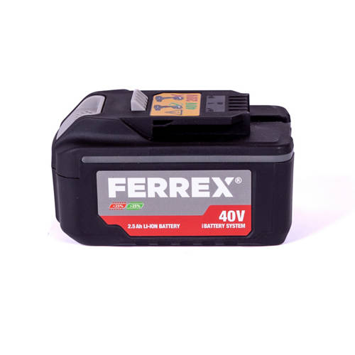 Vorderansicht 2, 40 V Set Batterien 2.5 Ah