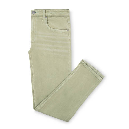 Vue de face 1, Jean coloré pour hommes, vert, 56