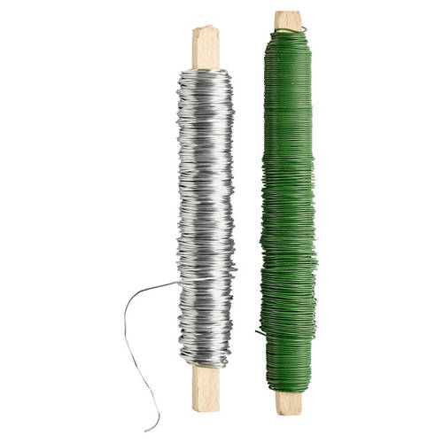 Vorderansicht 1, Bindesortiment, Floristendraht, 2er-Pack