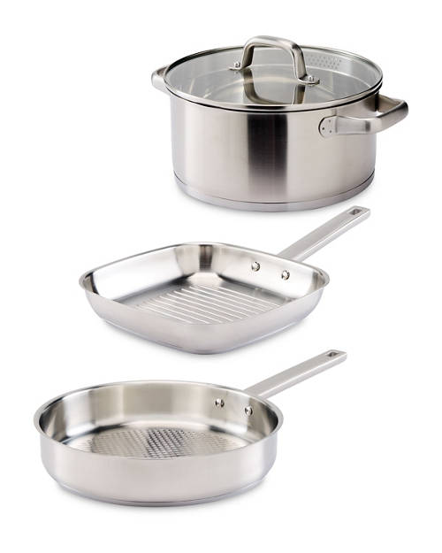 Group 1, Stainless Steel Pan Assortment