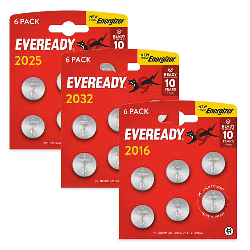 Groupe 1, Eveready Piles boutons, CR2016