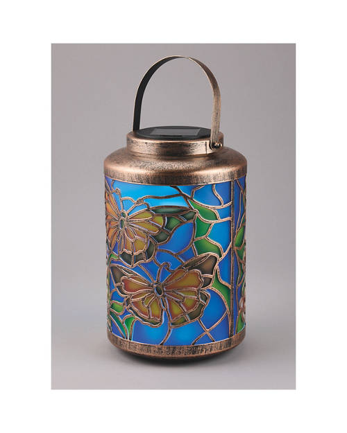 Details 1, Solar Stained Glass Lantern