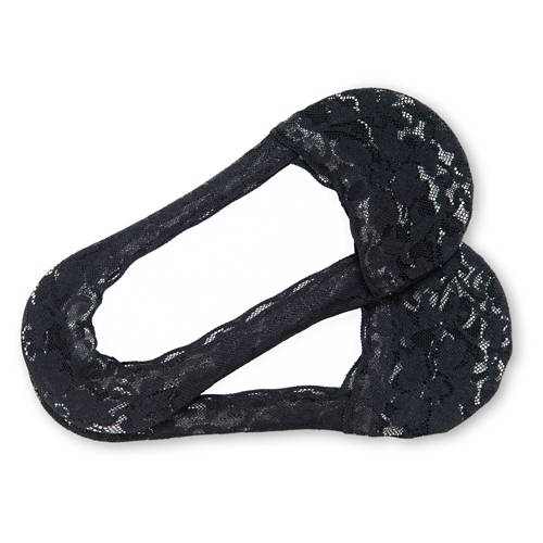 Détails 1, Chaussettes ballerines pour femmes, pack de 2, dentelle, noir, 35/38