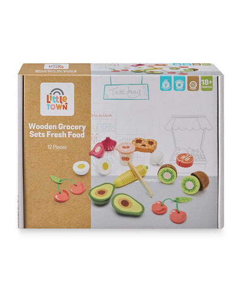 Front shot 2, Wooden Grocery Set