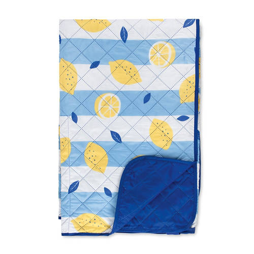 Dettagli 1, HOME CREATION Coperta da picnic con custodia integrata, limoni