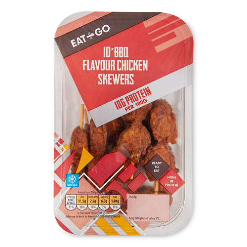 BBQ Flavoured Chicken Skewers