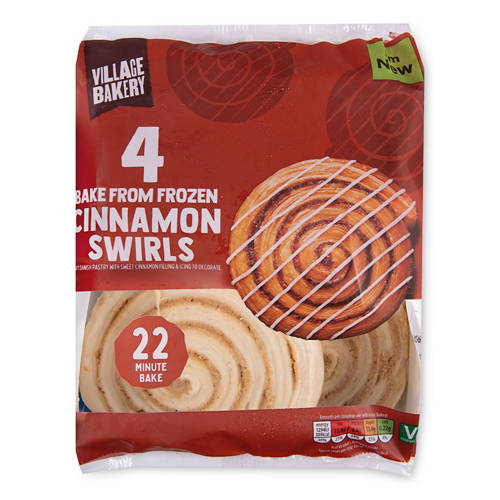 Cinnamon Swirl Pastries 4 Pack