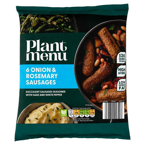 Onion & Rosemary Sausages 6 Pack