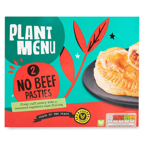 No Beef Pasties 2 Pack