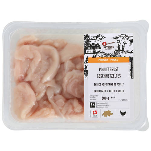 Vue de face 2, Émincé de filet de poitrine
