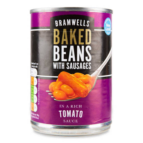 Baked Beans with Sausages in a Rich Tomato Sauce