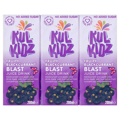 Blackcurrant Kids Juice 3 x 200ml