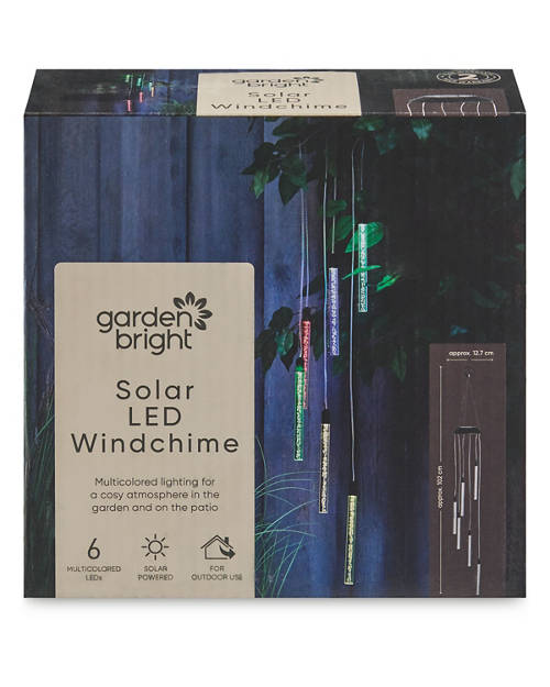 Front shot 2, Solar LED Wind Chime