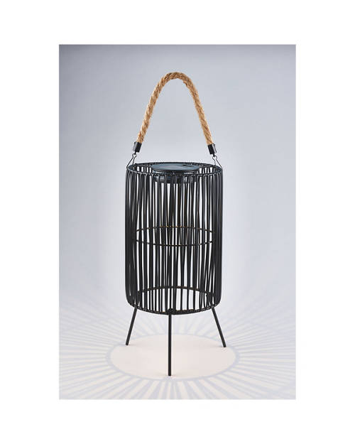 Details 1, Solar Wickerwork Lantern