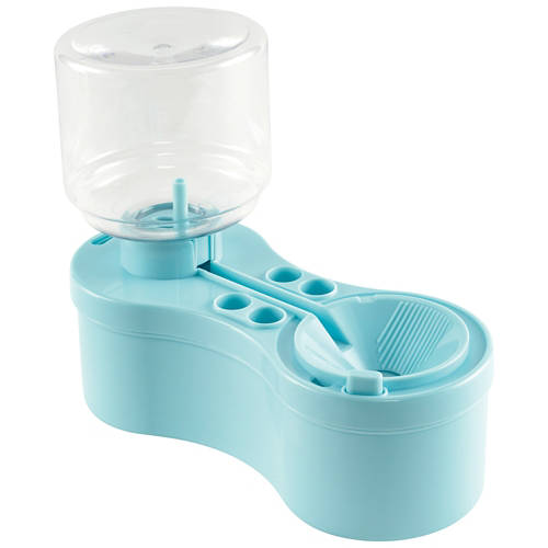 Vista frontale 1, Utensili per dipingere per bambini, accessori per la pulizia dei pennelli, color menta