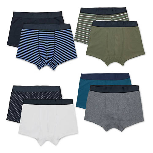Groupe 1, Boxers pour hommes, vert à rayures, taille L