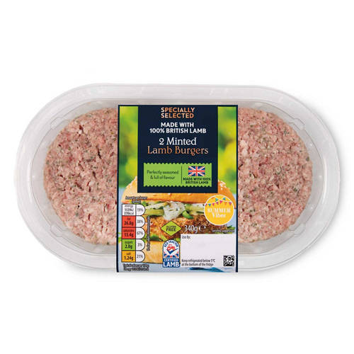 Minted Lamb Burgers