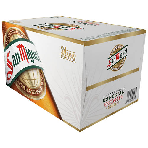 Vista frontale 2, San Miguel, Birra especial