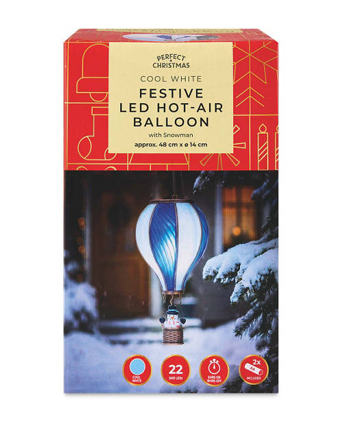 Front shot 2, Christmas Hot Air Balloon