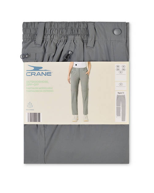 Front shot 2, Ladies Outdoor Zip-Off Trousers