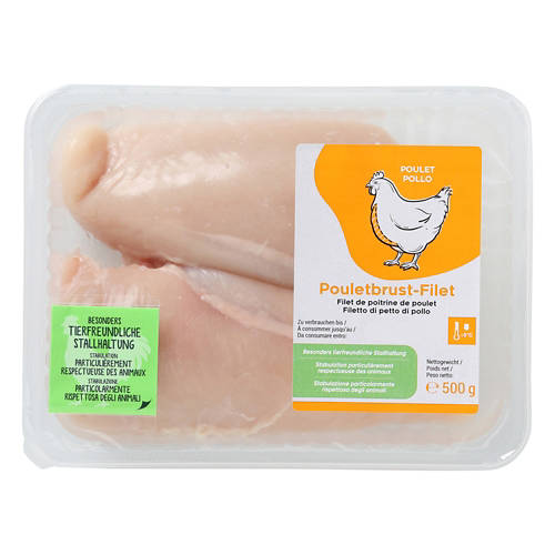 Vista frontale 2, Filetto di petto di pollo