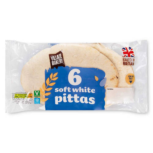 White Pitta Bread 6 Pack