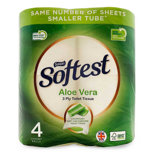 Aloe Vera Toilet Tissue 4 Pack