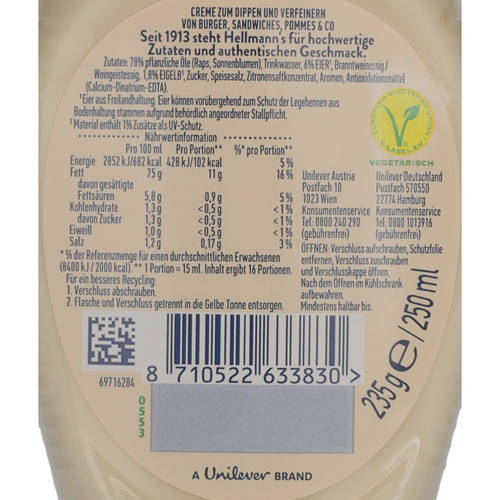 Details 1, HELLMANN'S Saucen, Real Mayo