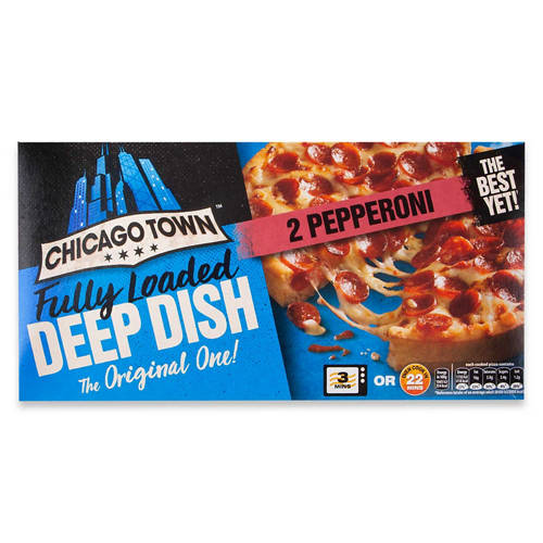 Fully Deep Dish Pepperoni Pizzas 2 Pack